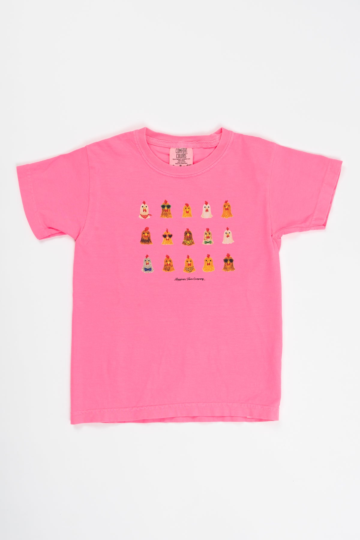 AFC Cool Chicks Neon Pink Youth Tee