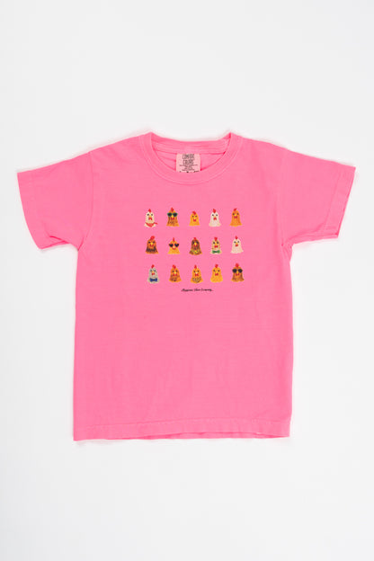 AFC Cool Chicks Neon Pink Youth Tee