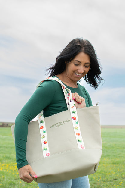AFC Vegetable Canvas Tote Bag