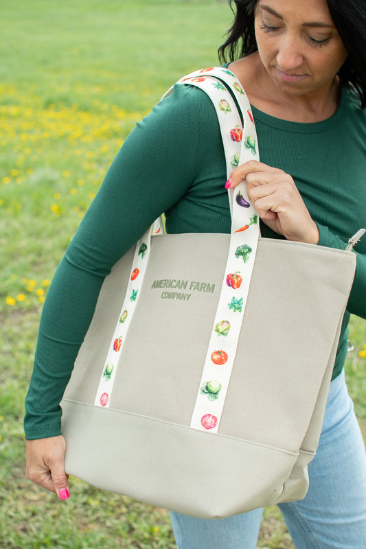 AFC Vegetable Canvas Tote Bag
