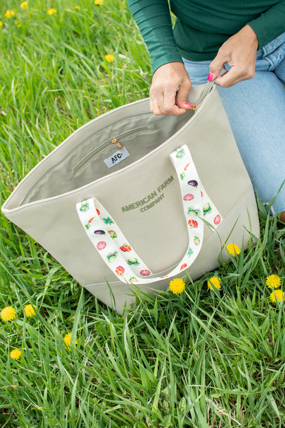 AFC Vegetable Canvas Tote Bag