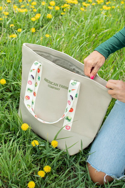 AFC Vegetable Canvas Tote Bag
