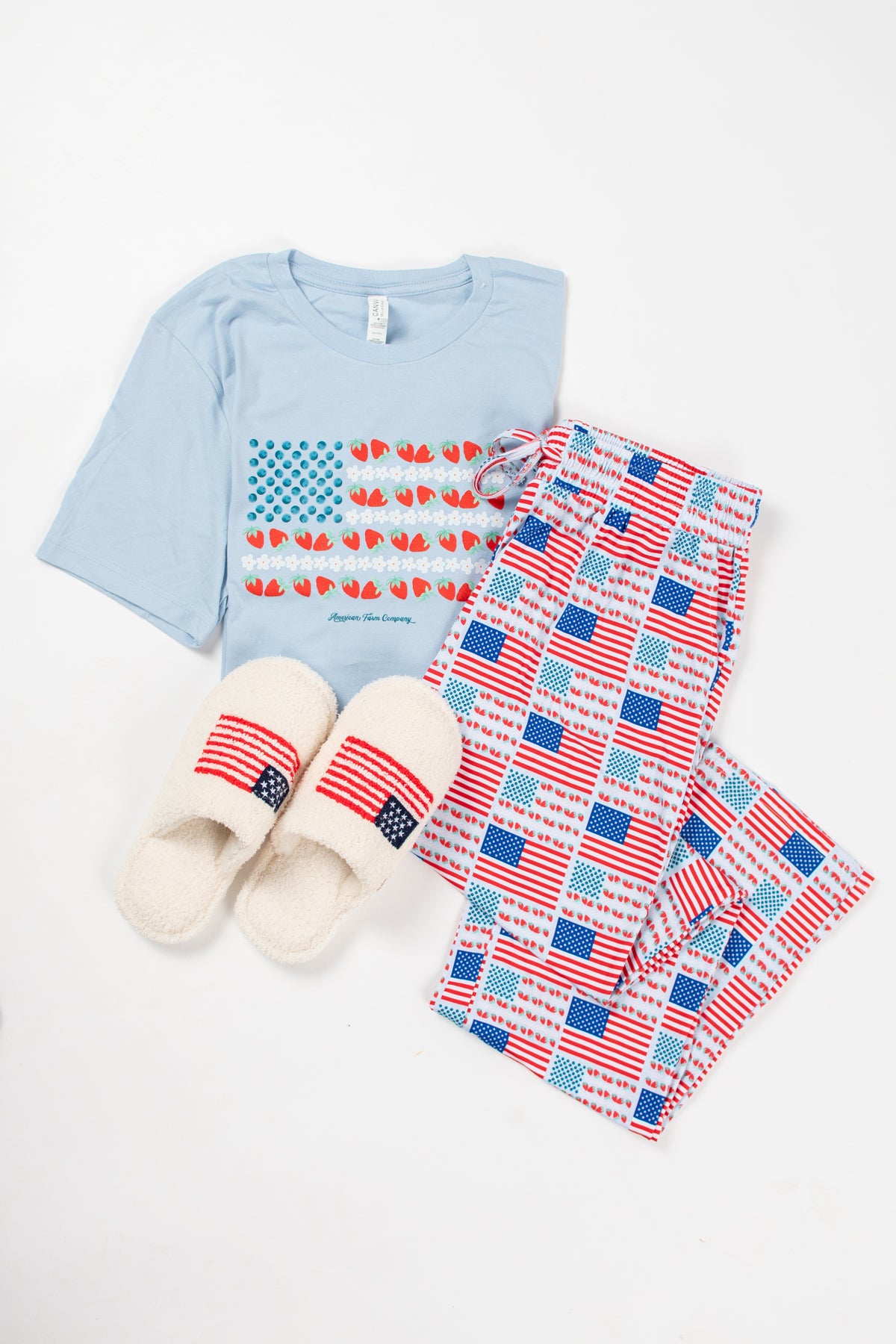 Fruit Flag Adult Bamboo Pajama Pants