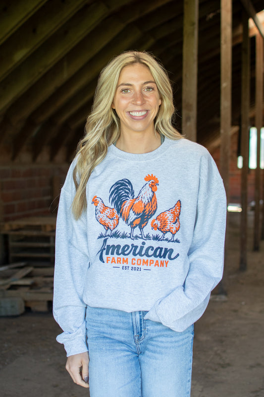 AFC Chicken Flock Adult Crewneck