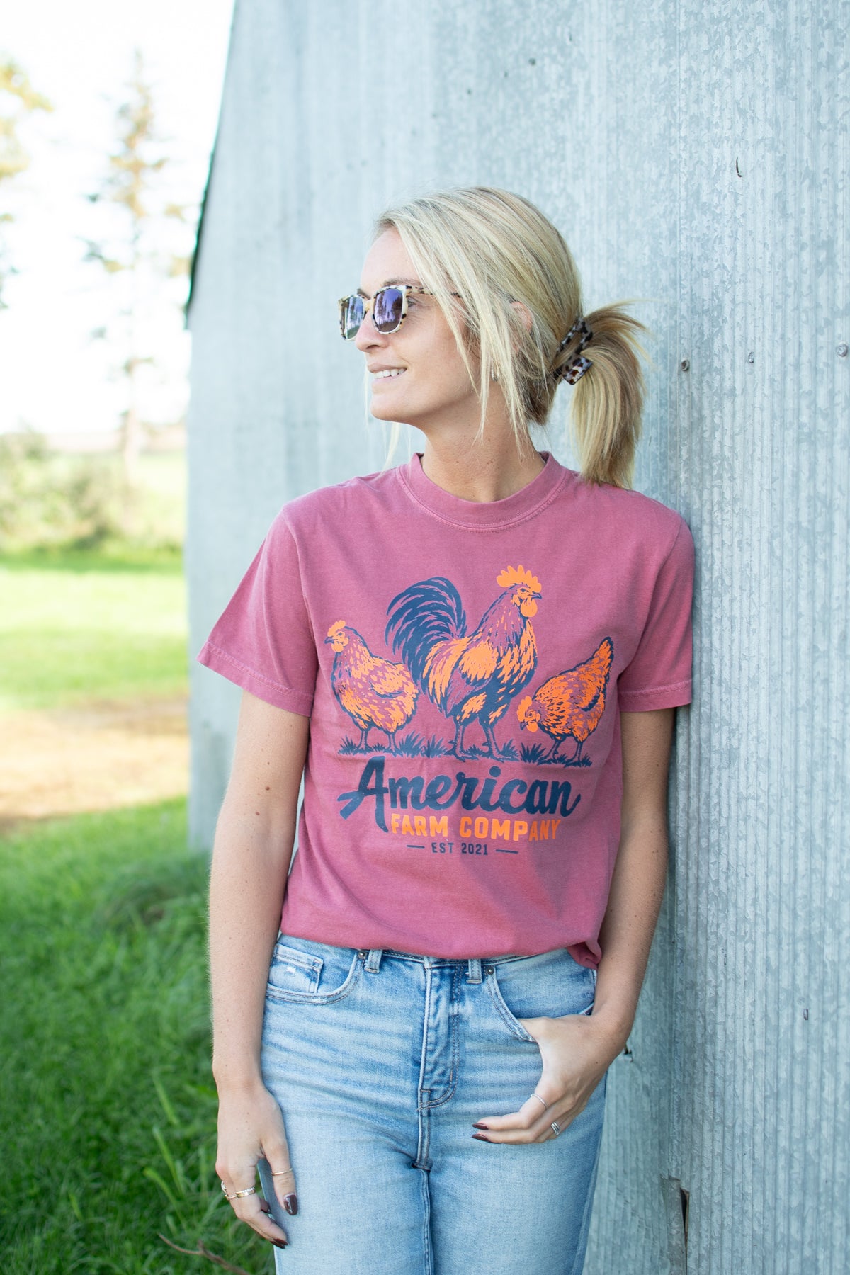 AFC Chicken Flock Adult T-Shirt