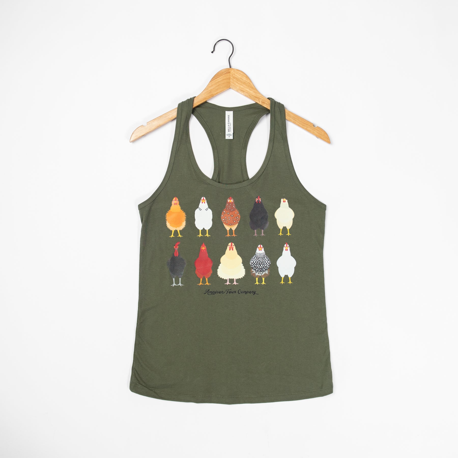 AFC Chickens Racer Back Tank Top - American Farm Company