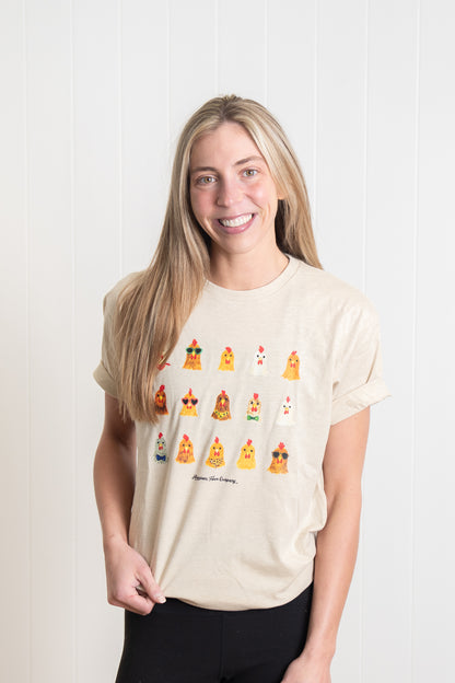 AFC Cool Chicks Cream Tee