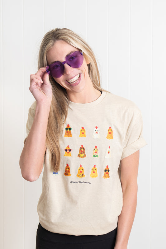 AFC Cool Chicks Cream Tee