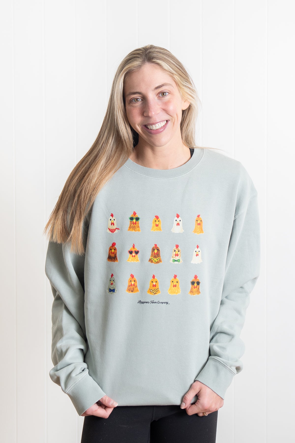 AFC Cool Chicks Sage Crewneck