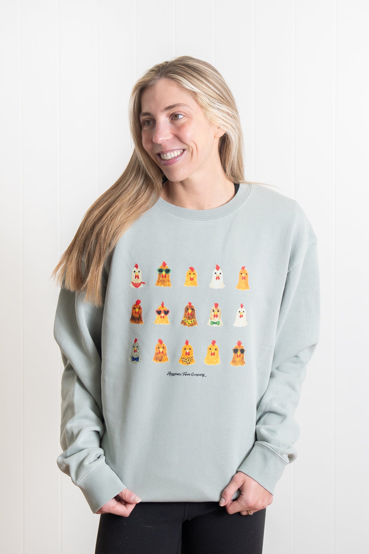 AFC Cool Chicks Sage Crewneck