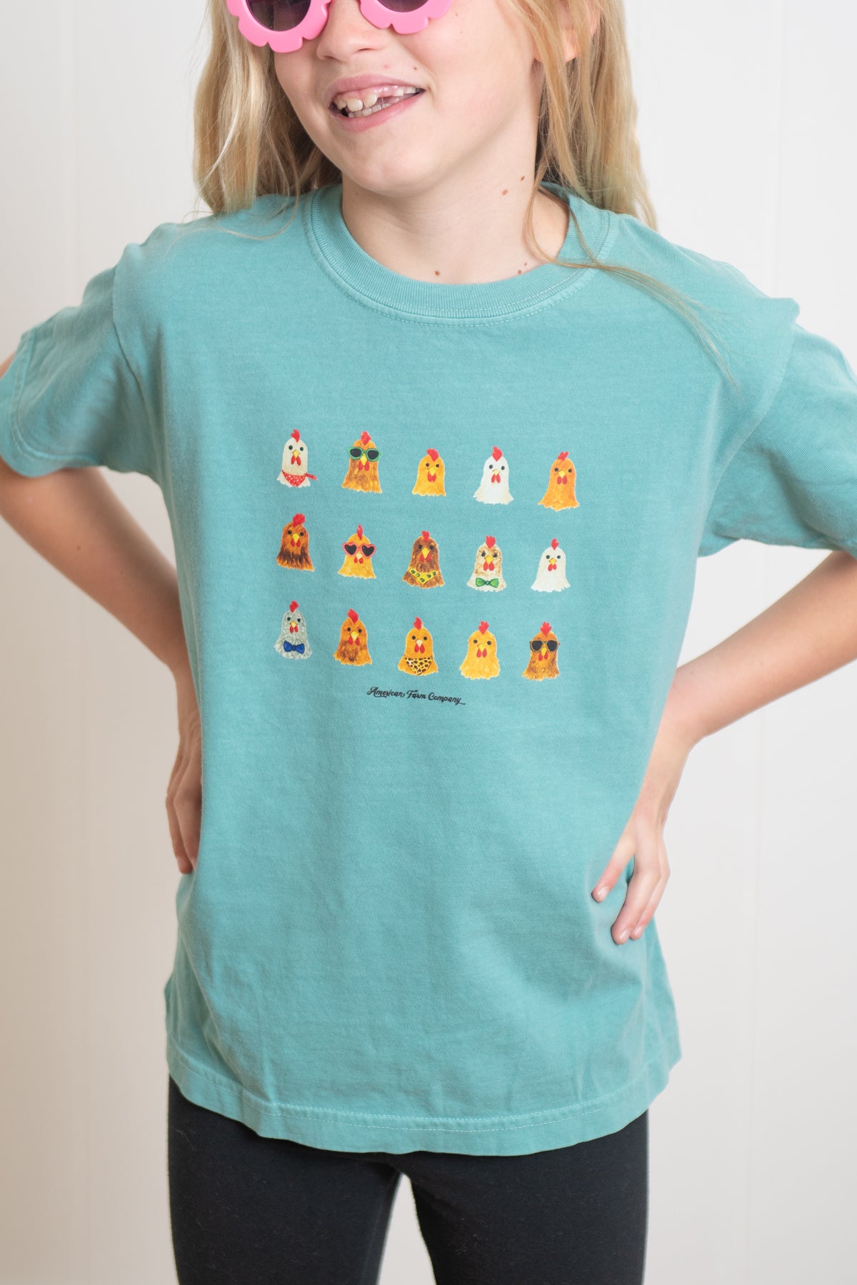 AFC Cool Chicks Teal Youth Tee