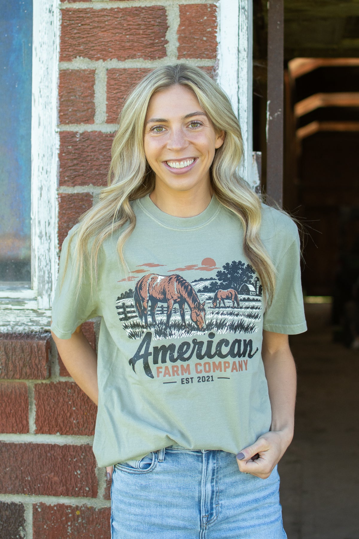 AFC Grazing Horse Adult T-Shirt