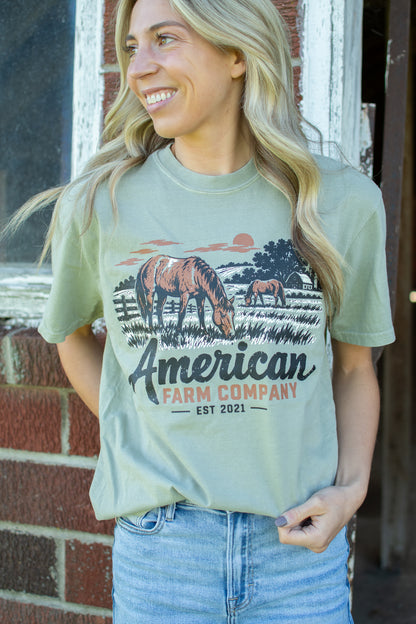 AFC Grazing Horse Adult T-Shirt