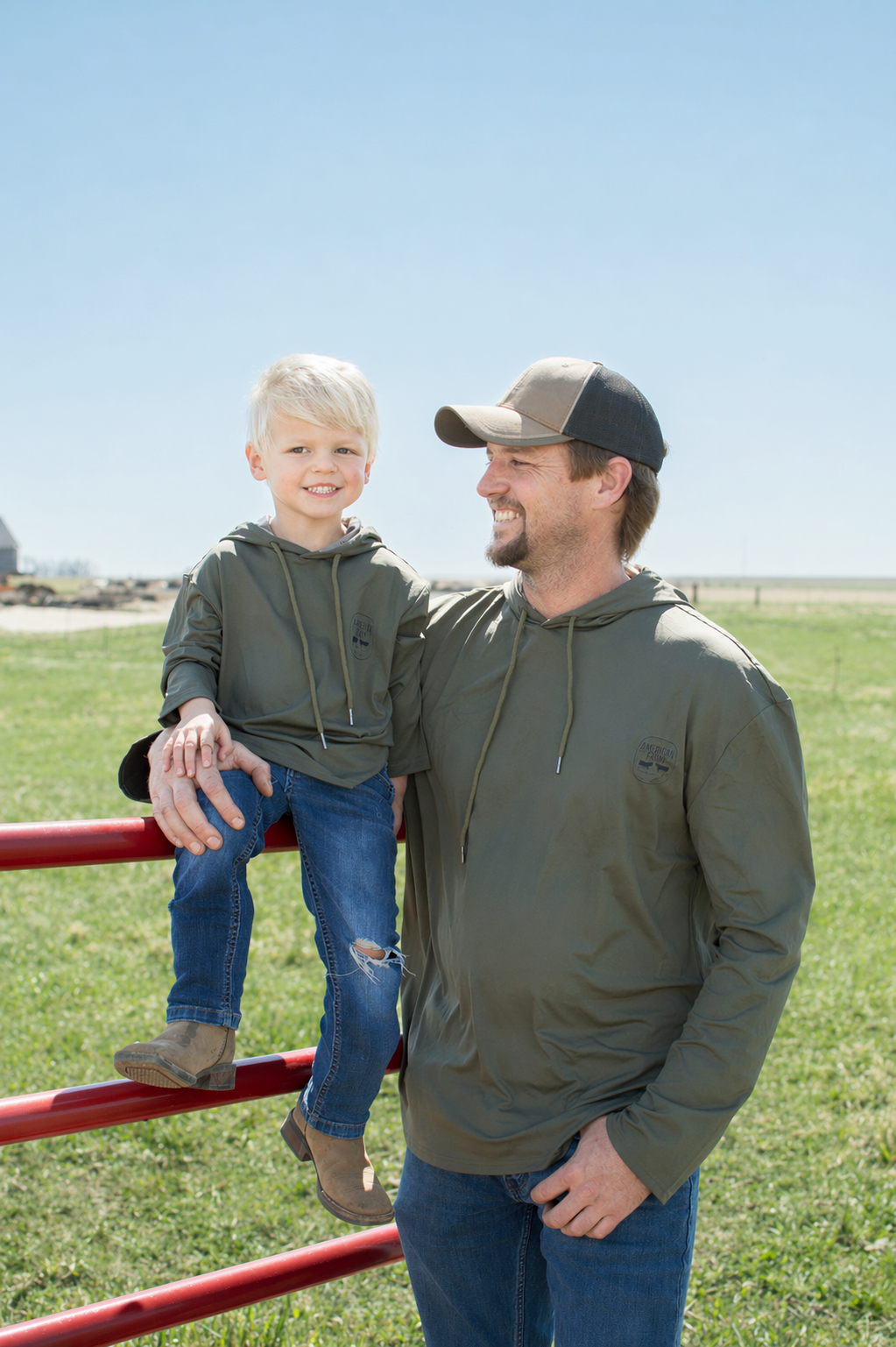 AFC Olive Performance Adult Hoodie w/ Cow Camo Hood