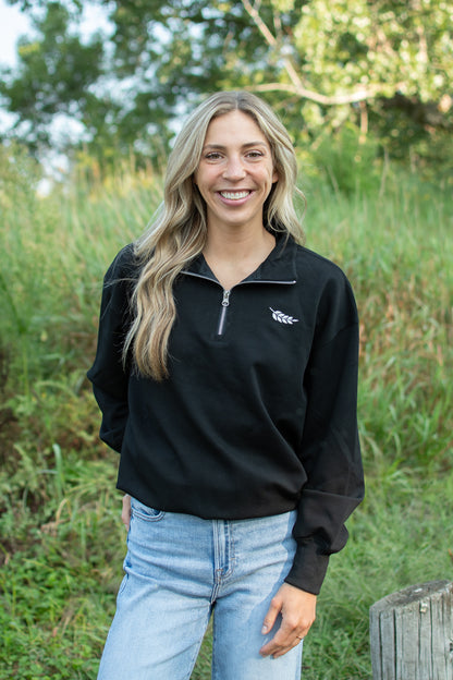 AFC Signature 1/4 Zip - Black