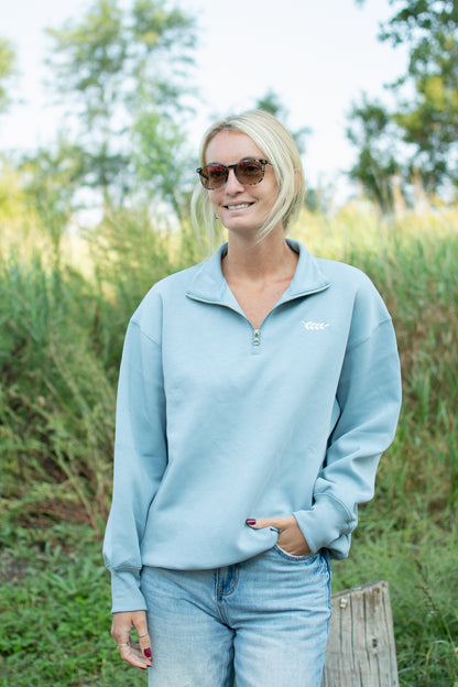 AFC Signature 1/4 Zip - Dusty Blue