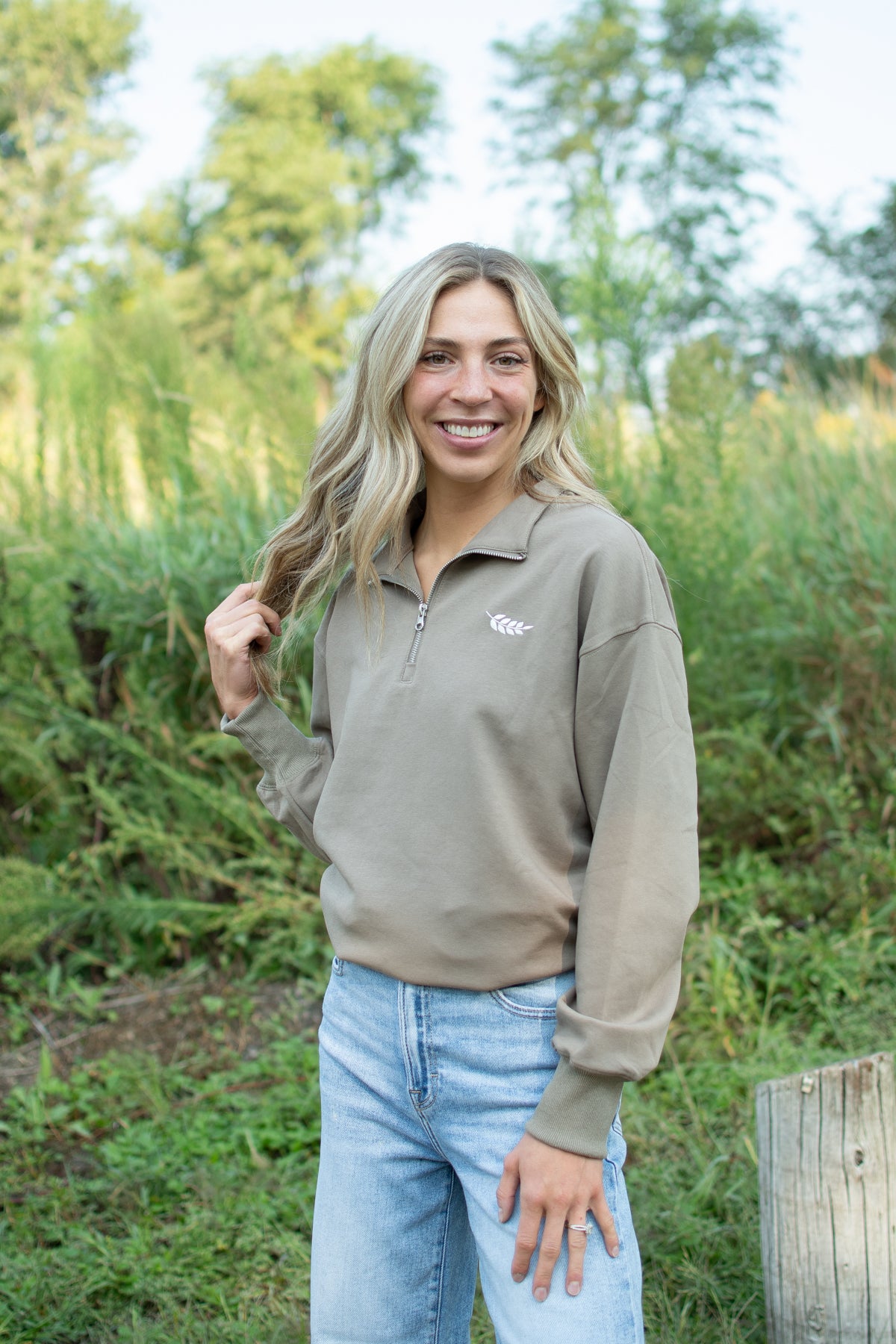 AFC Signature 1/4 Zip - Khaki