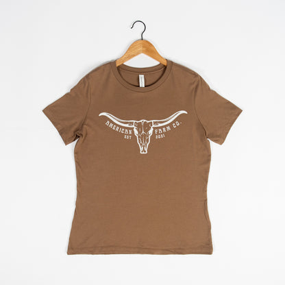 AFC Skull Brown Tee