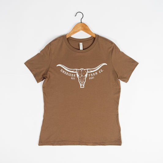 AFC Skull Brown Tee