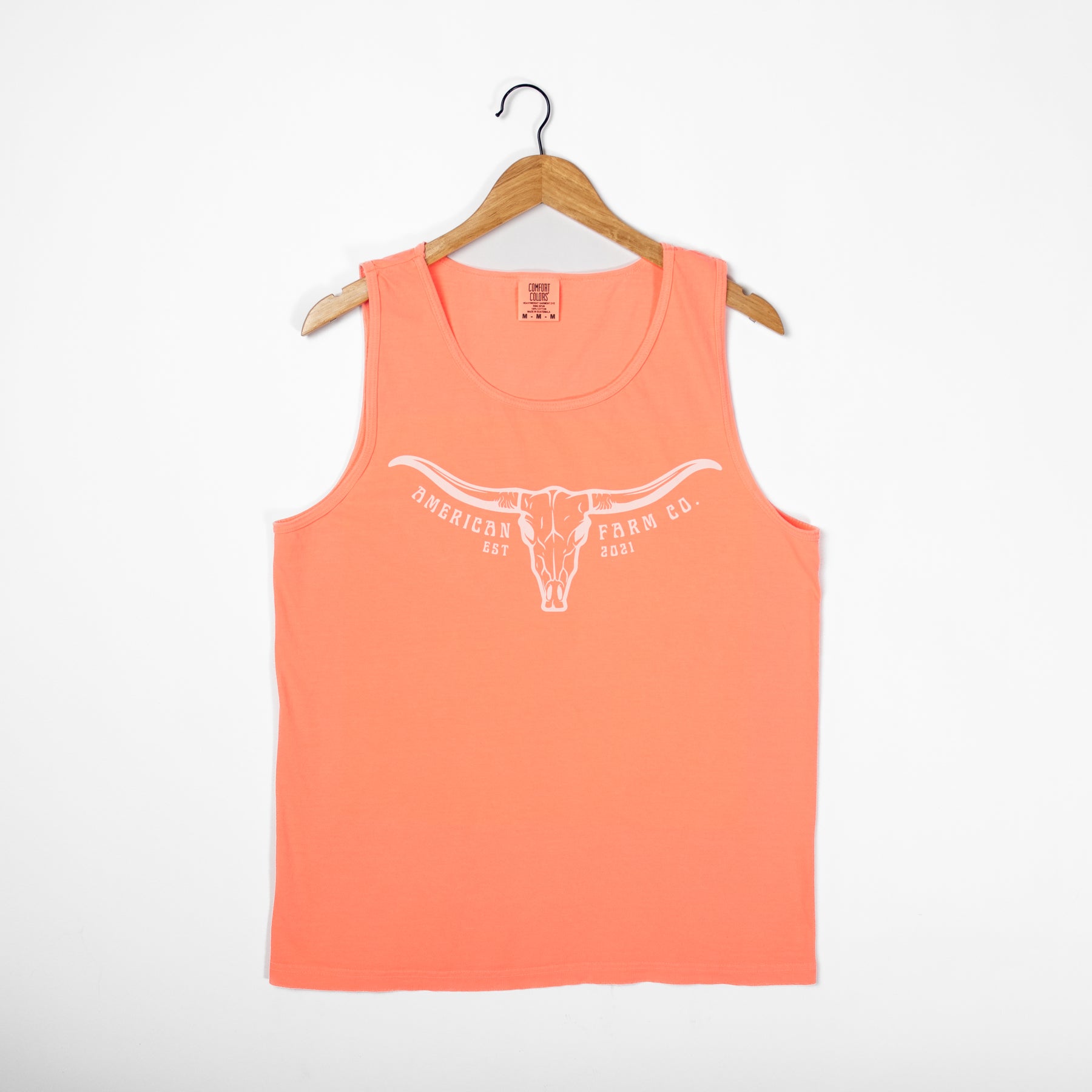 AFC Skull Horns Neon Tank Top - American Farm Company