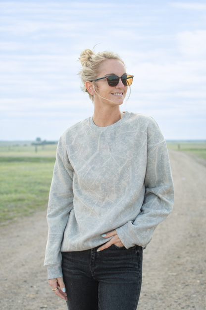 AFC Washed Camo Crewneck