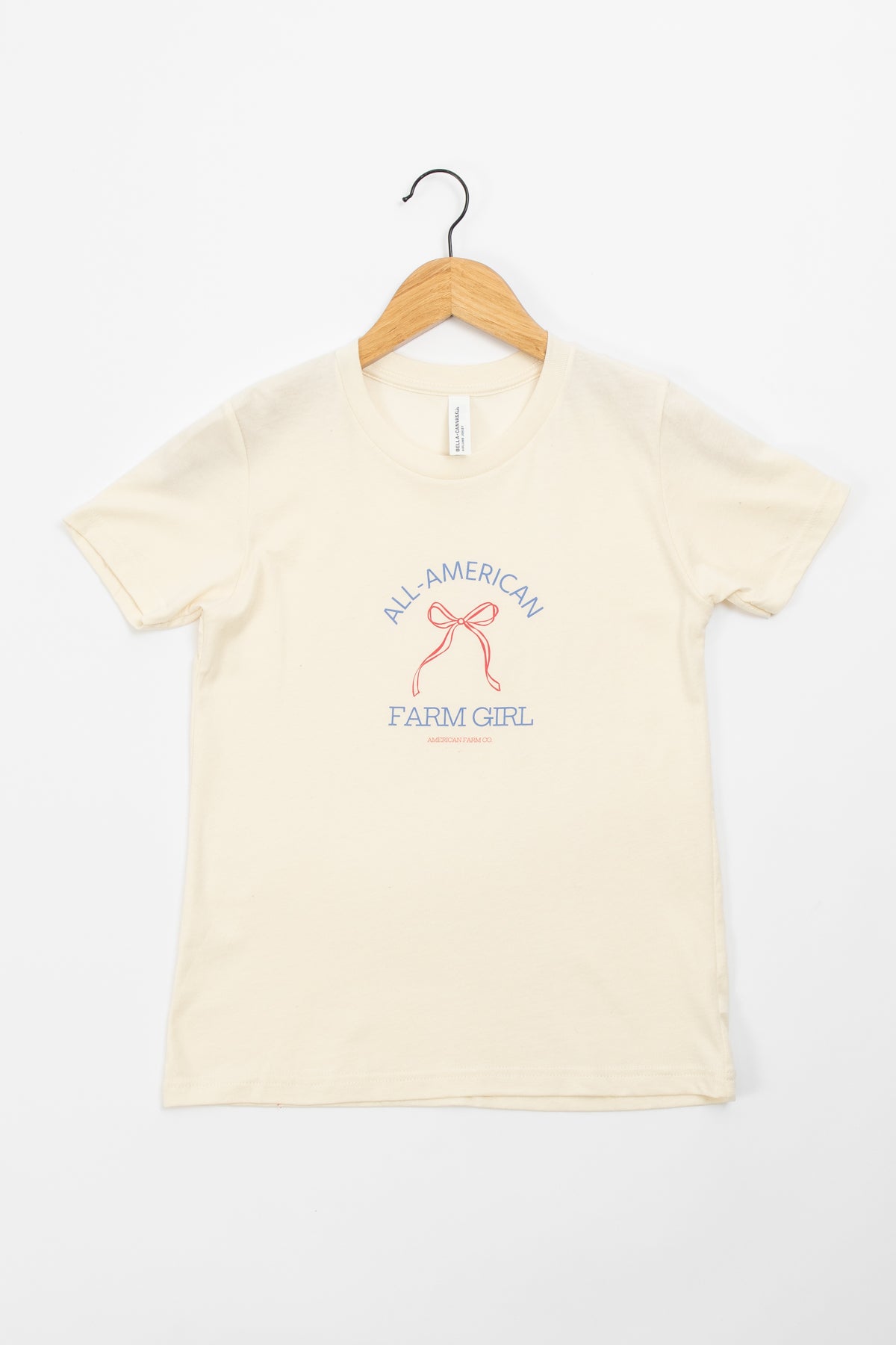 'All-American Farm Girl' Ivory Toddler/Youth Tee