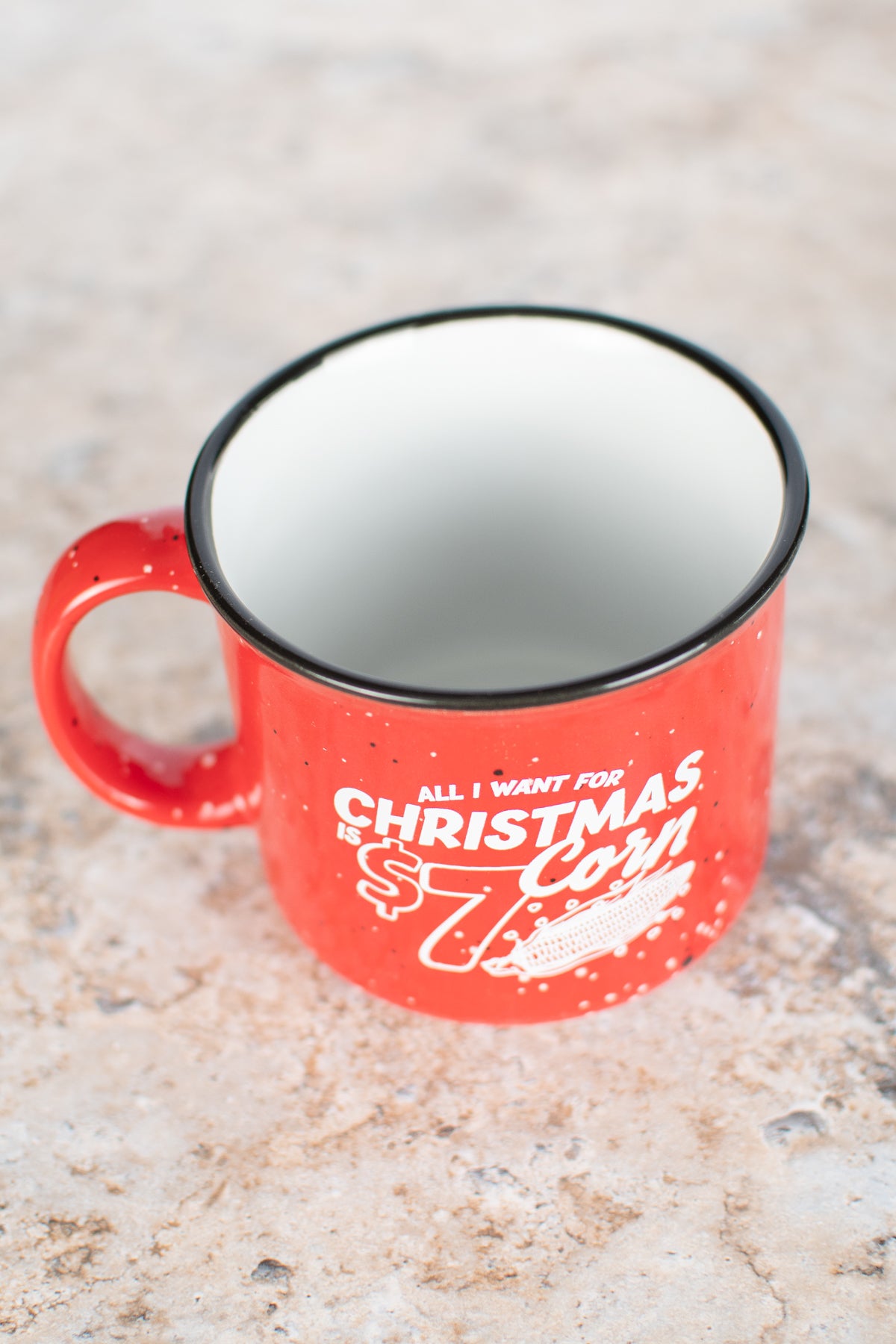‘All I Want For Christmas is $7 Corn' Ceramic Mug