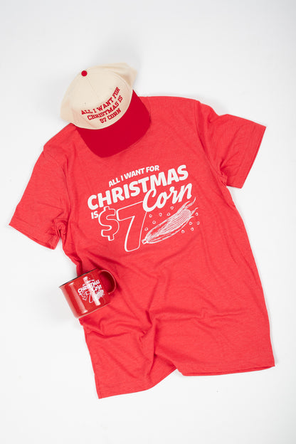 ‘All I Want For Christmas is $7 Corn' Ceramic Mug