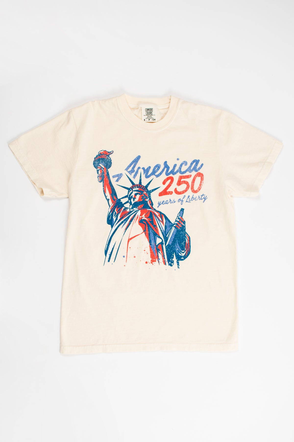 'America - 250 Years of Liberty' Ivory Tee