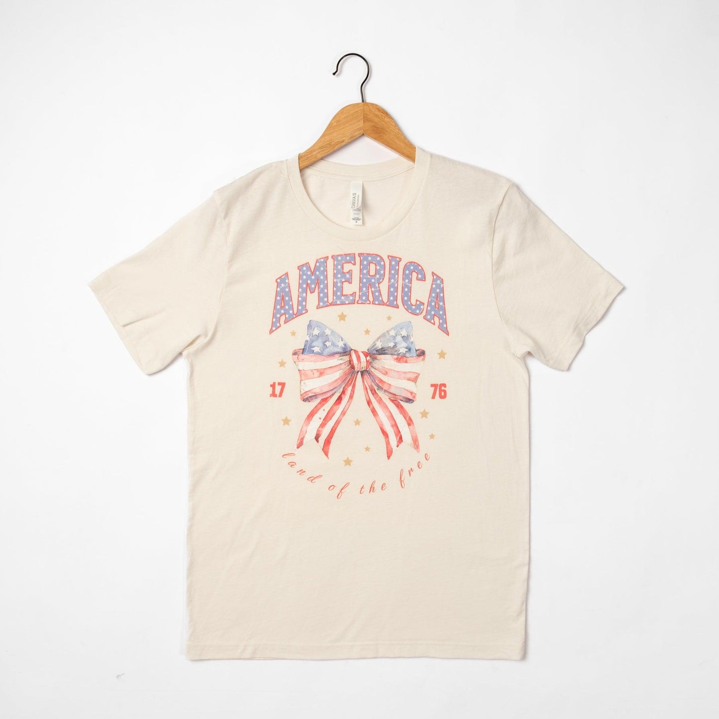America Land of the Free' Bow Tee