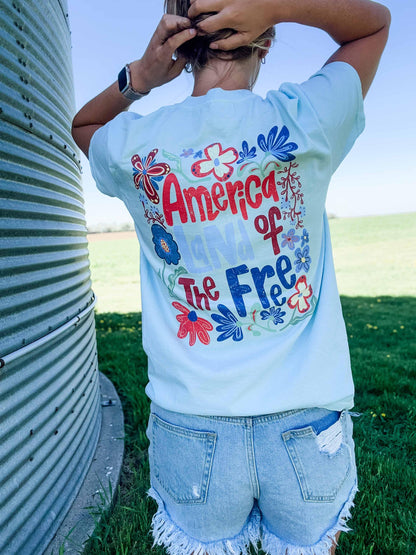 'America Land of the Free' Tee