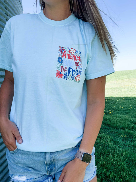 'America Land of the Free' Tee