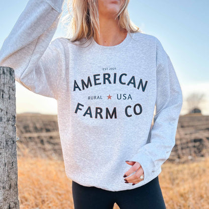 American Farm Co Rural Crewneck - American Farm Company