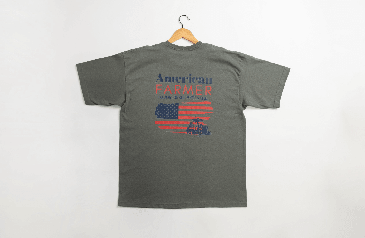 American Farmer Charcoal Tee (Made In America) - American Farm Company