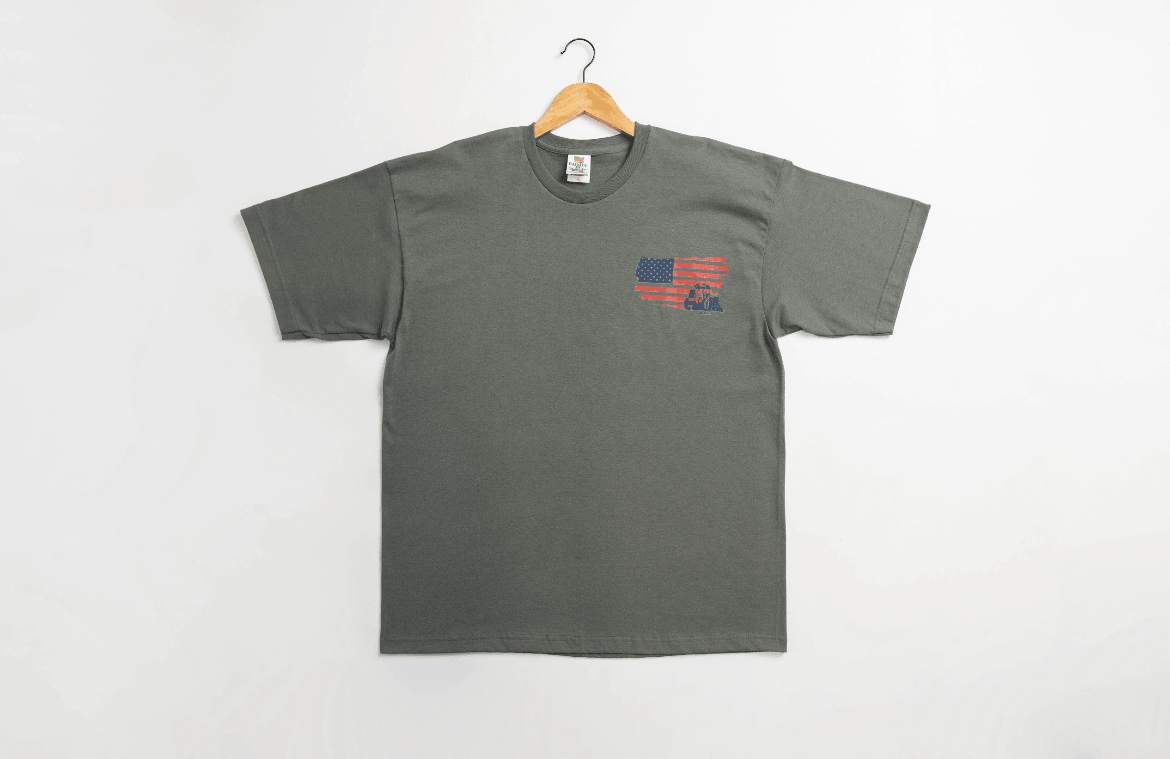 American Farmer Charcoal Tee (Made In America) - American Farm Company