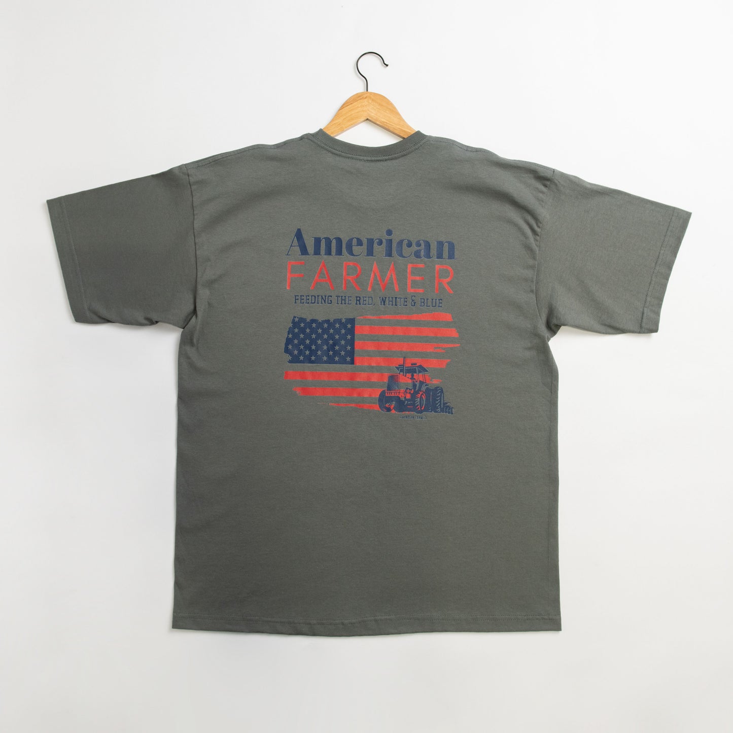 American Farmer Charcoal Tee (Made In America)