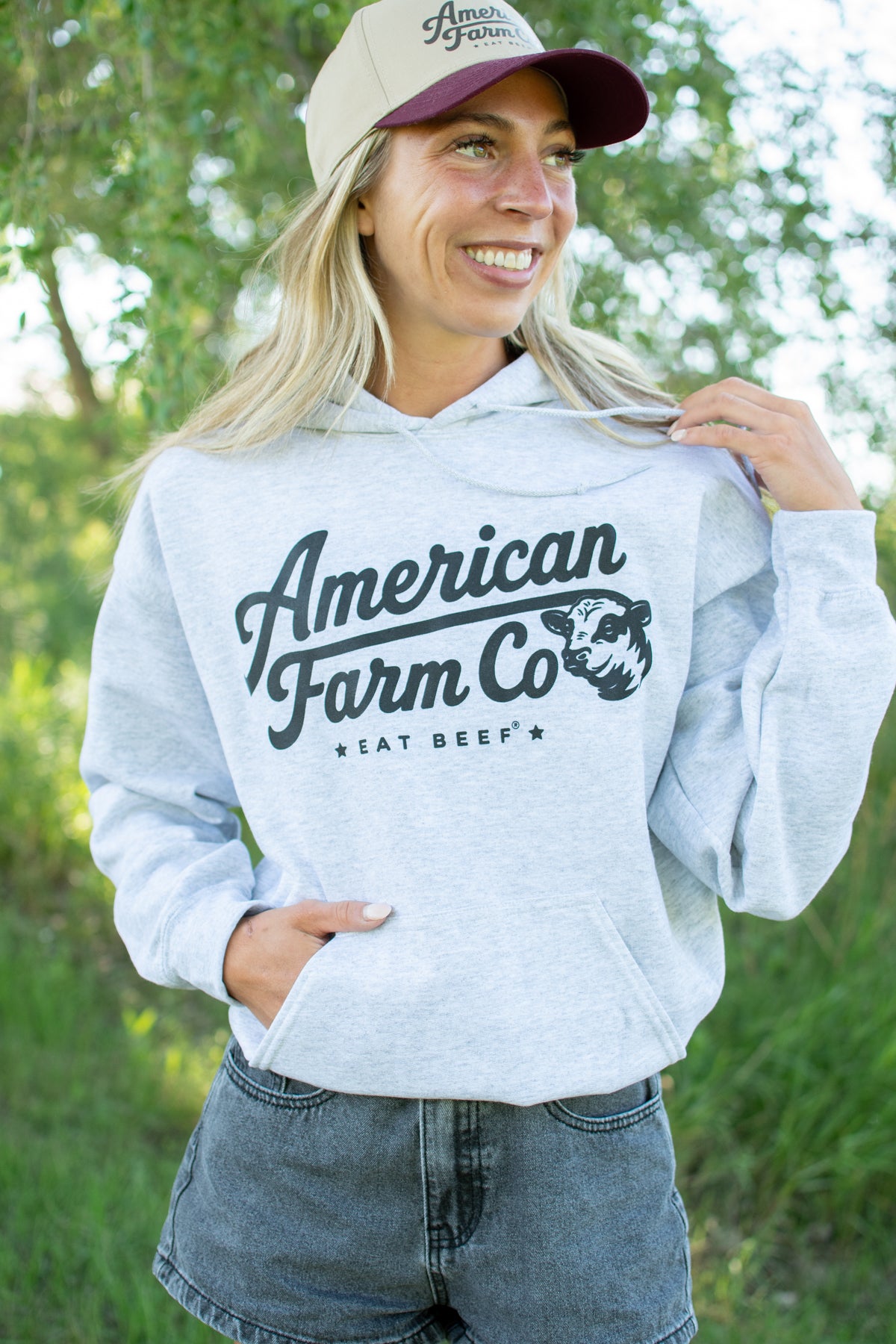 'American Farm Co - Eat Beef' Hoodie