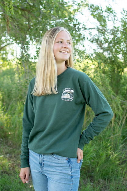 'American Farm Co.' Heritage Barn Crewneck