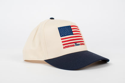 American Farm Company Flag Embroidered Trucker Hat