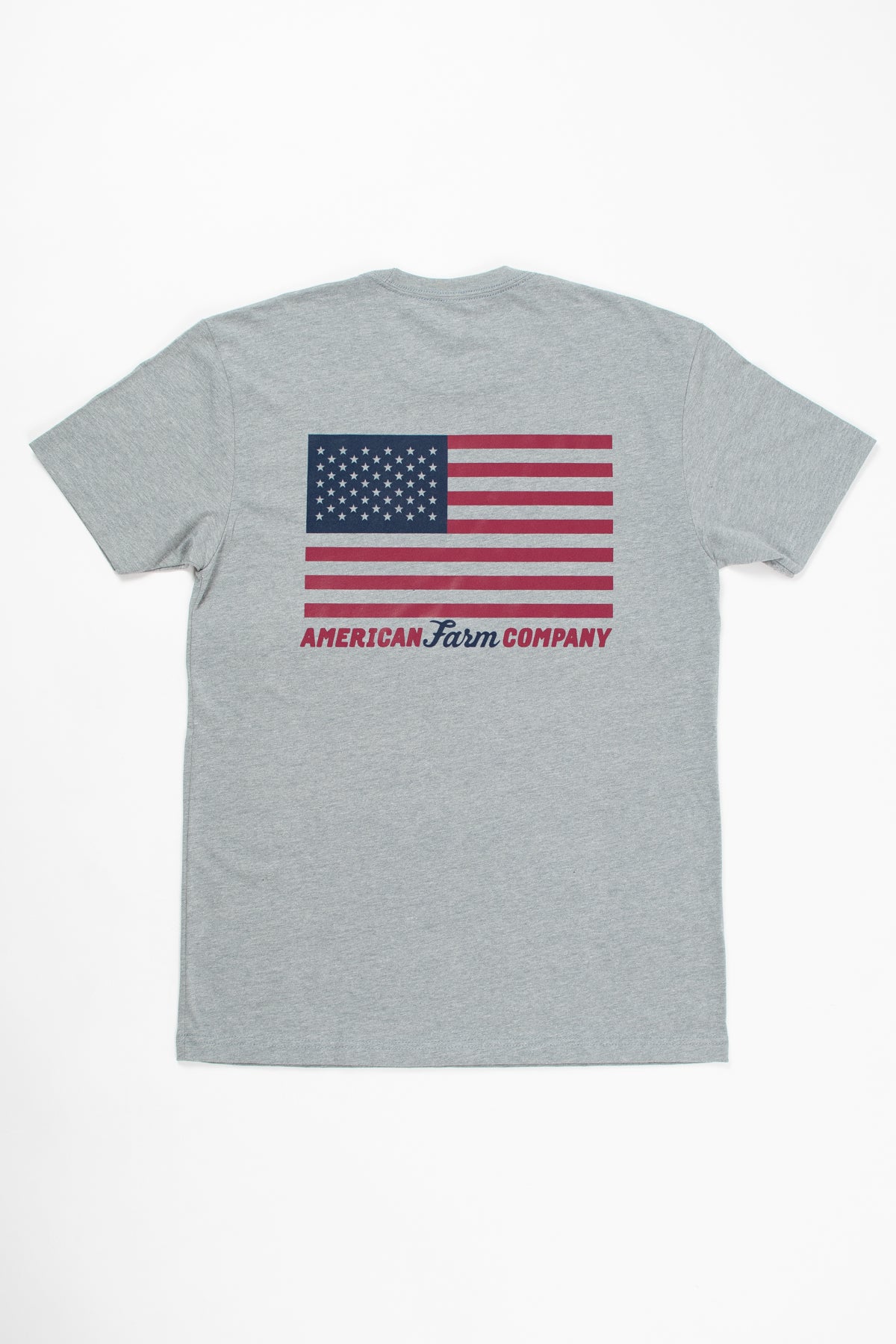 American Farm Company Flag Gray Essentials Tee