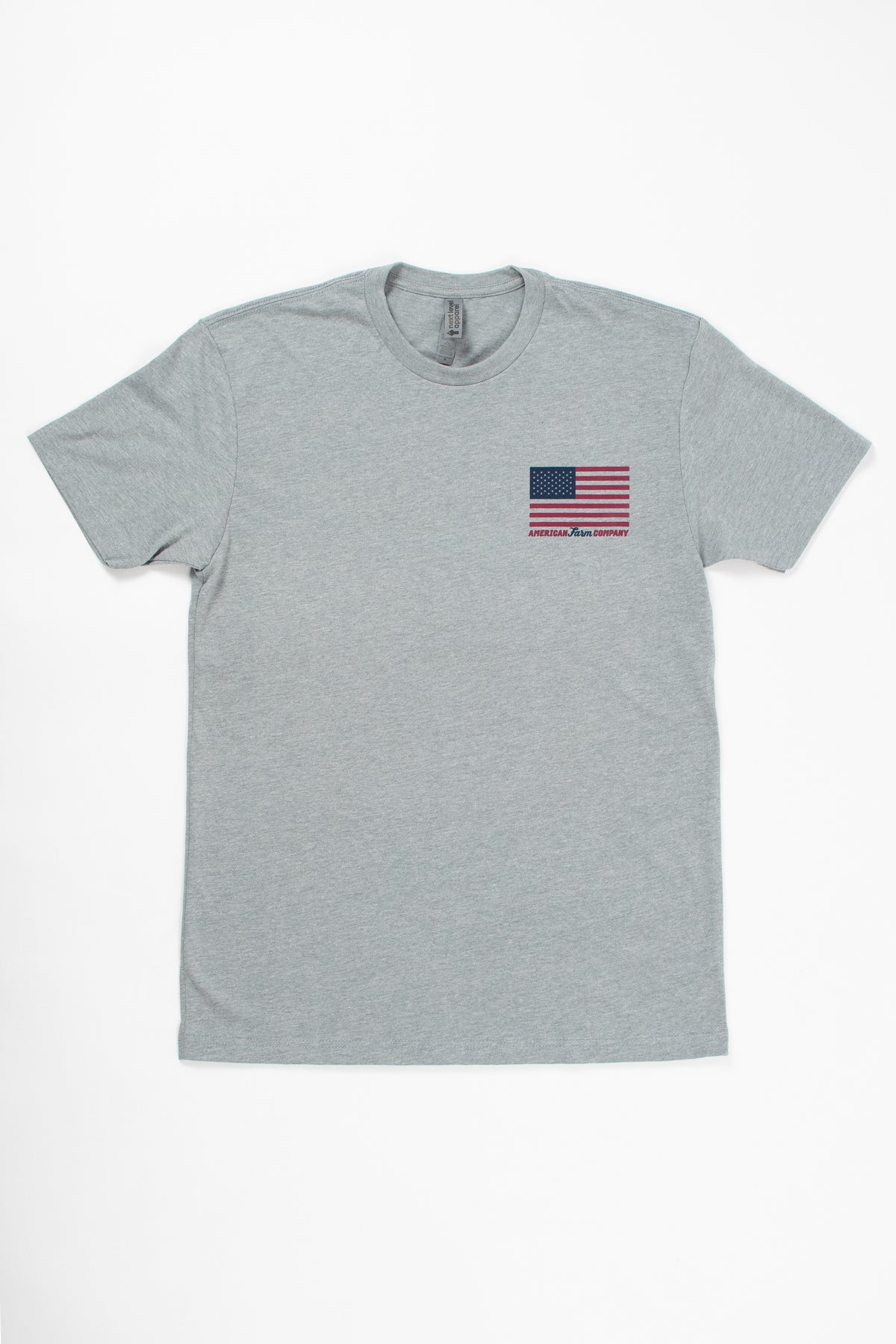 American Farm Company Flag Gray Essentials Tee