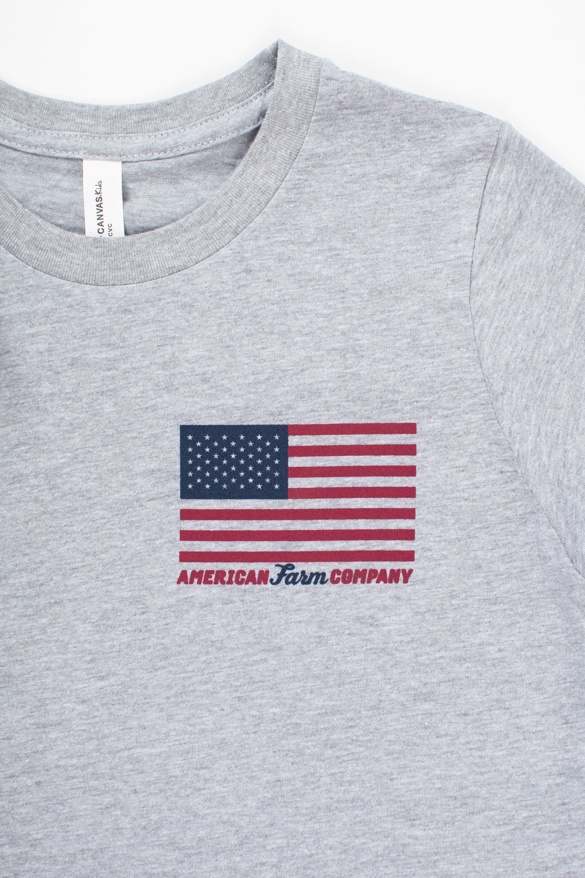 American Farm Company Flag Gray Toddler/Youth Tee