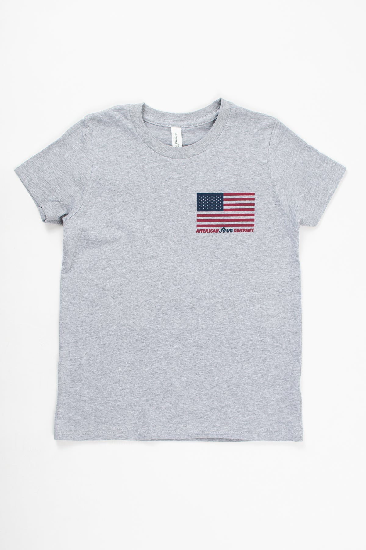 American Farm Company Flag Gray Toddler/Youth Tee