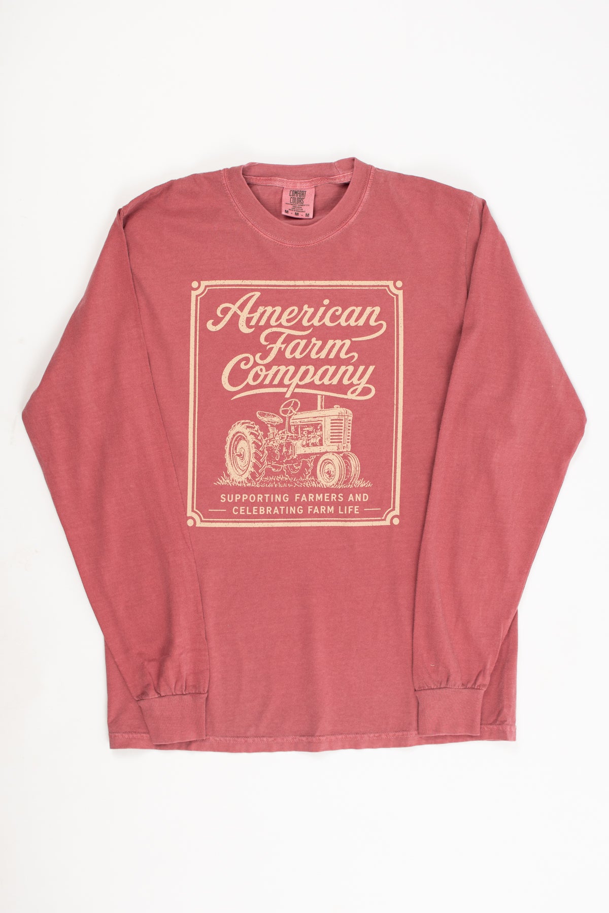 American Farm Company Tractor Adult Long Sleeve