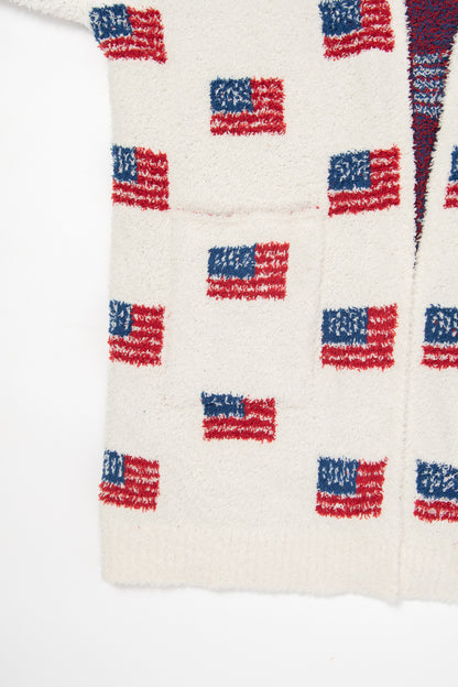 American Flag Luxe Cardigan