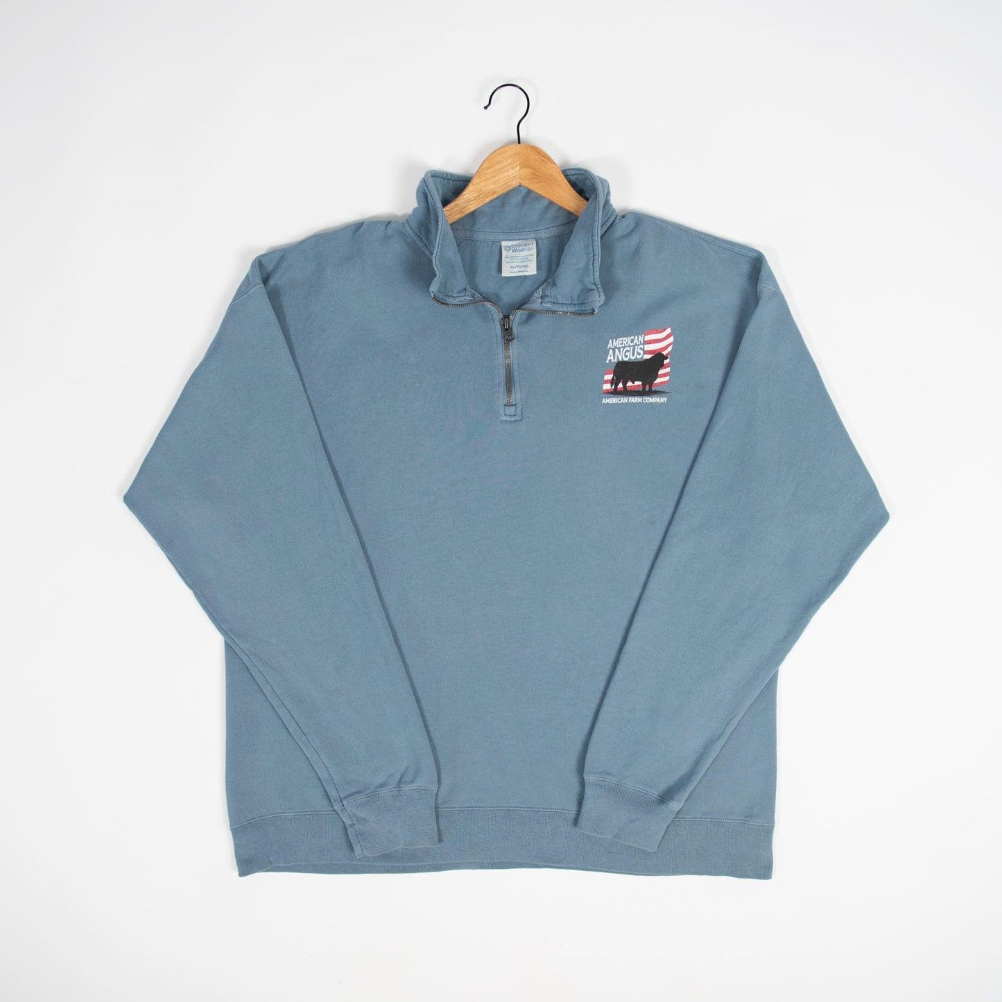 American Angus Blue 1/4 Zip - American Farm Company