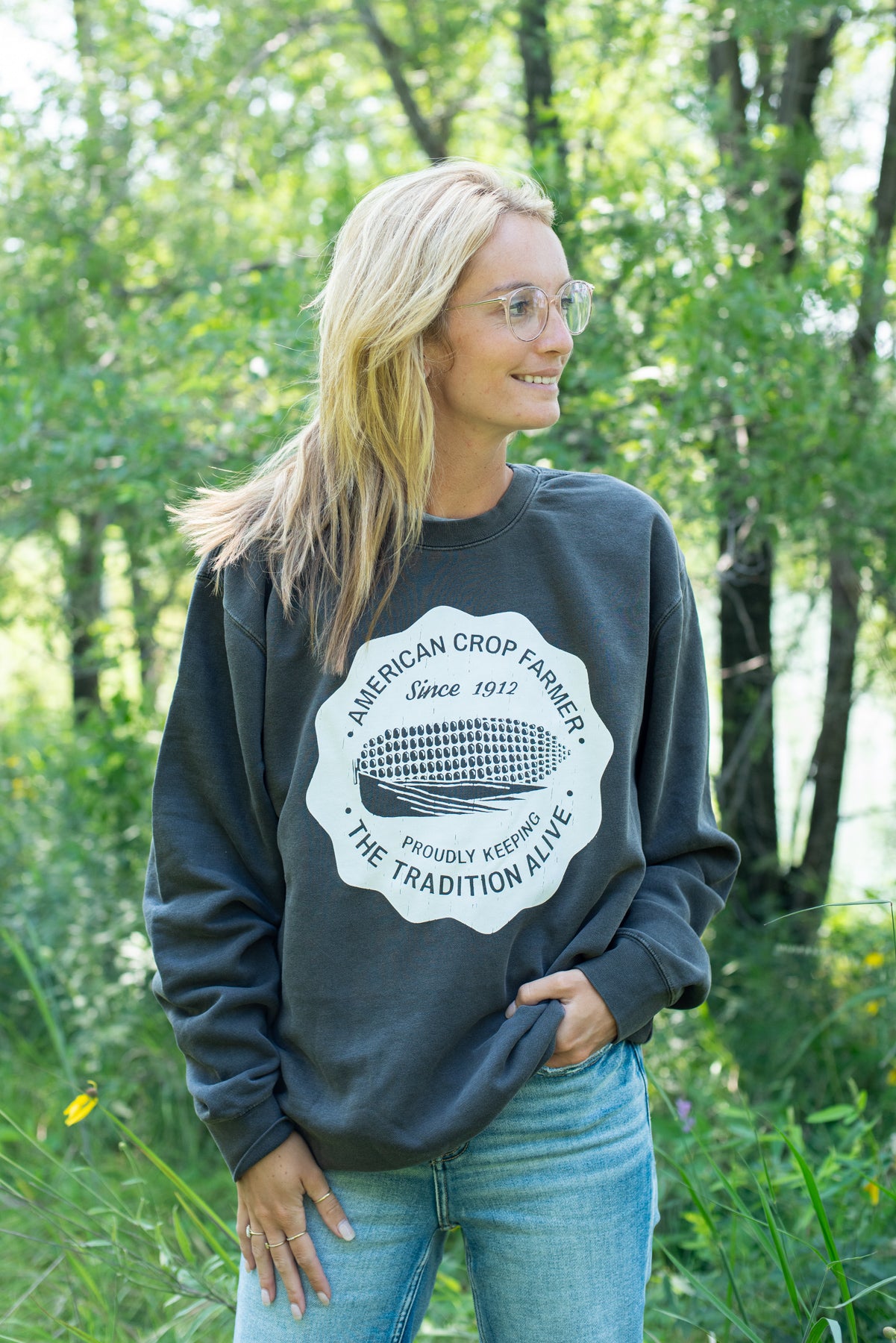'American Crop Farmer' Crewneck