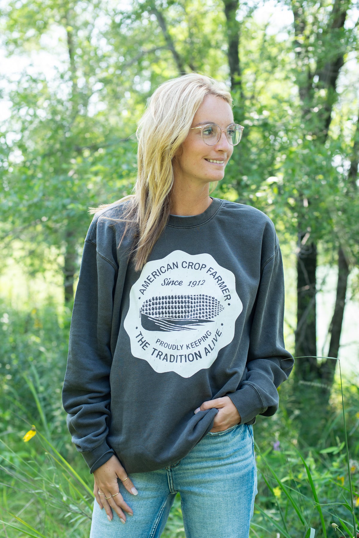 'American Crop Farmer' Crewneck