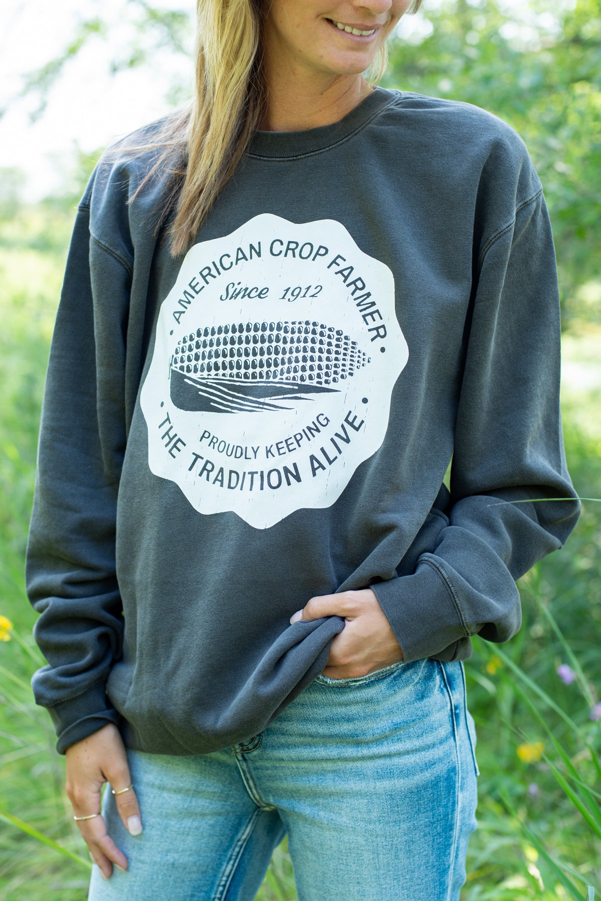 'American Crop Farmer' Crewneck