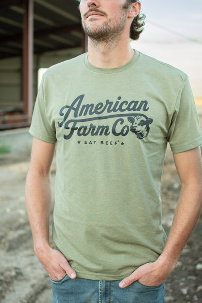 'American Farm Co - Eat Beef' Essentials T-Shirt